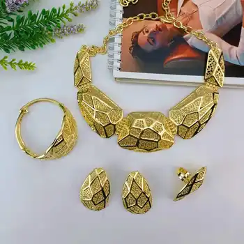 EMMA Najnovšie Dubaj Pozlátené Šperky Set Vysoko Kvalitné dámske Nádherné Svadobné Hostiny, Zoznamka Šperky Set
