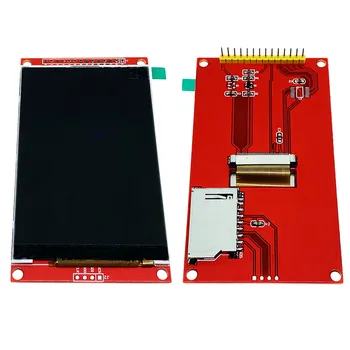 SPI IC radič 3,5 palcový ILI9486 červená modul TFT LCD displej Sériový port Širokú perspektívu pohľadu uhol 480x320 14 pin odporového